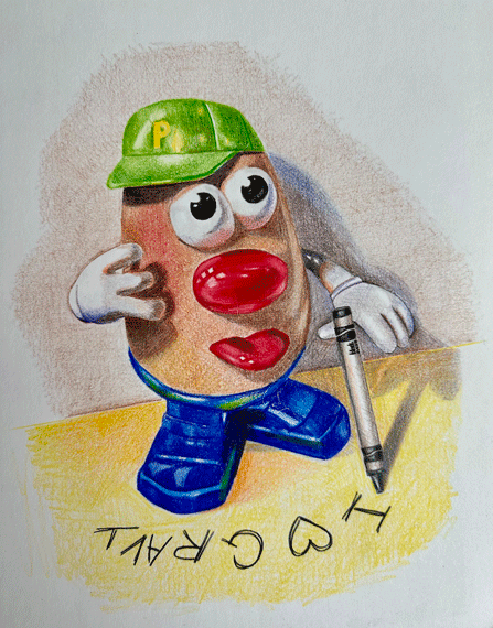 Mr. Potato Head drawing