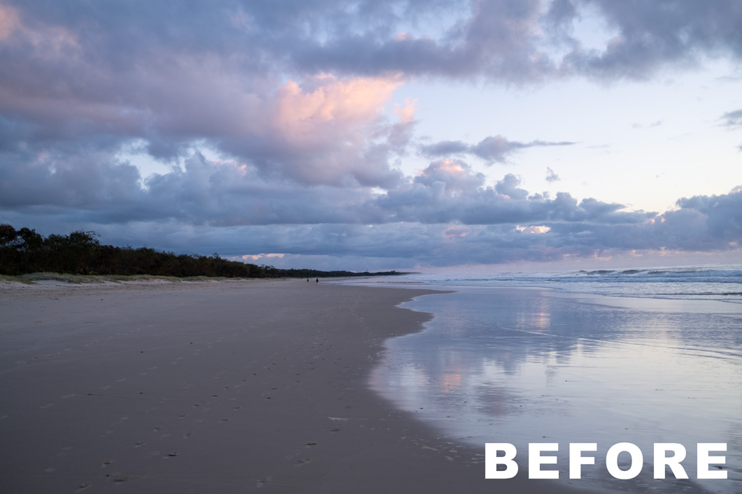 Couple before being edited