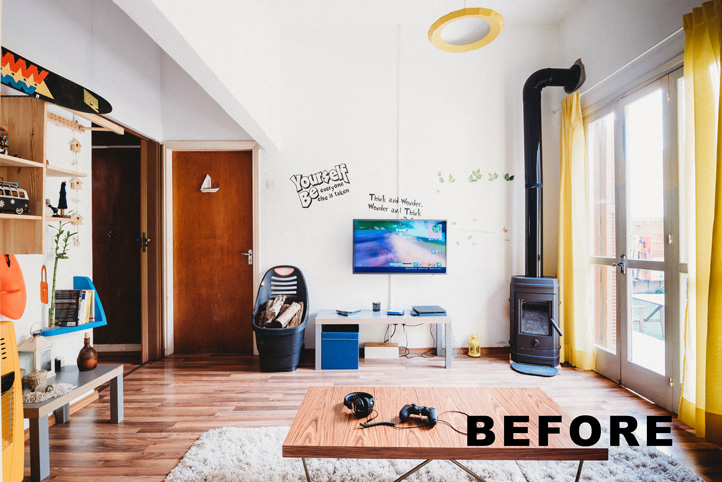 Room before being edited