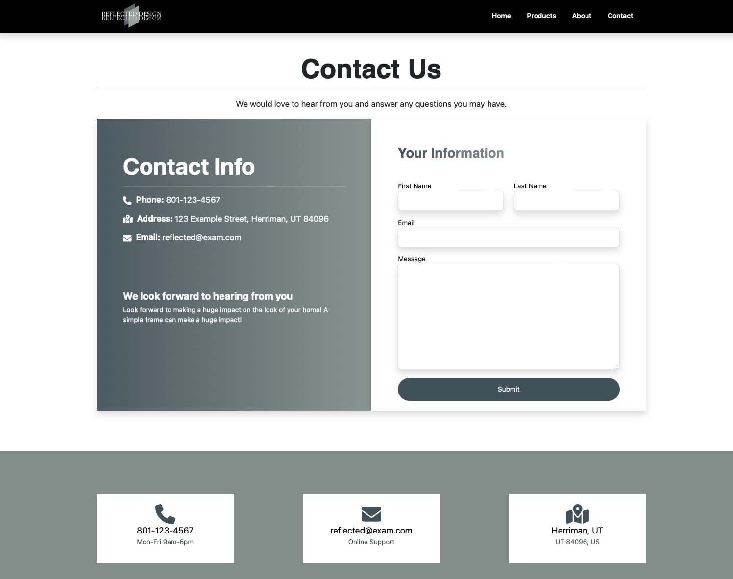 Contact form